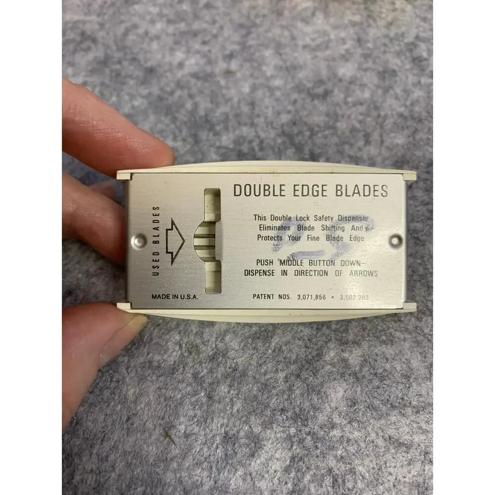 A & P Store Brand Stainless Steel Double Edge Razor Blades, Vintage, Made in USA